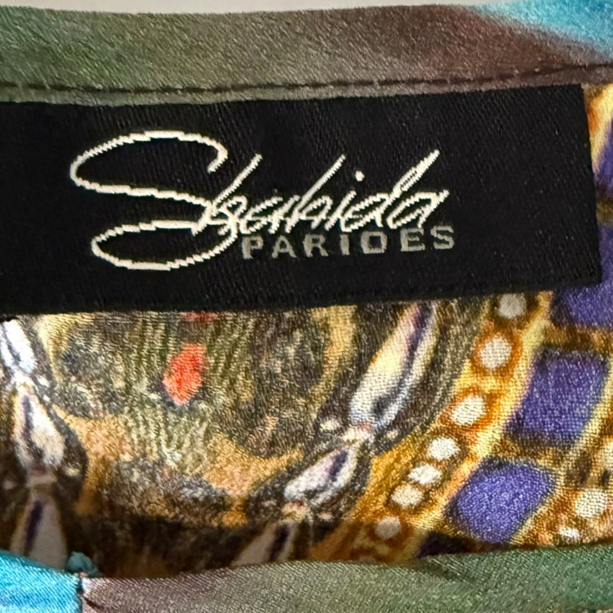 Shahida Parides Embellished Silk Cami Size M