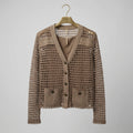 Pete America Open Knit Cardigan Layered Set Size L