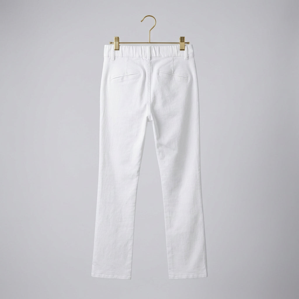 Bevy Flog White Stretch Denim Pants Size 27