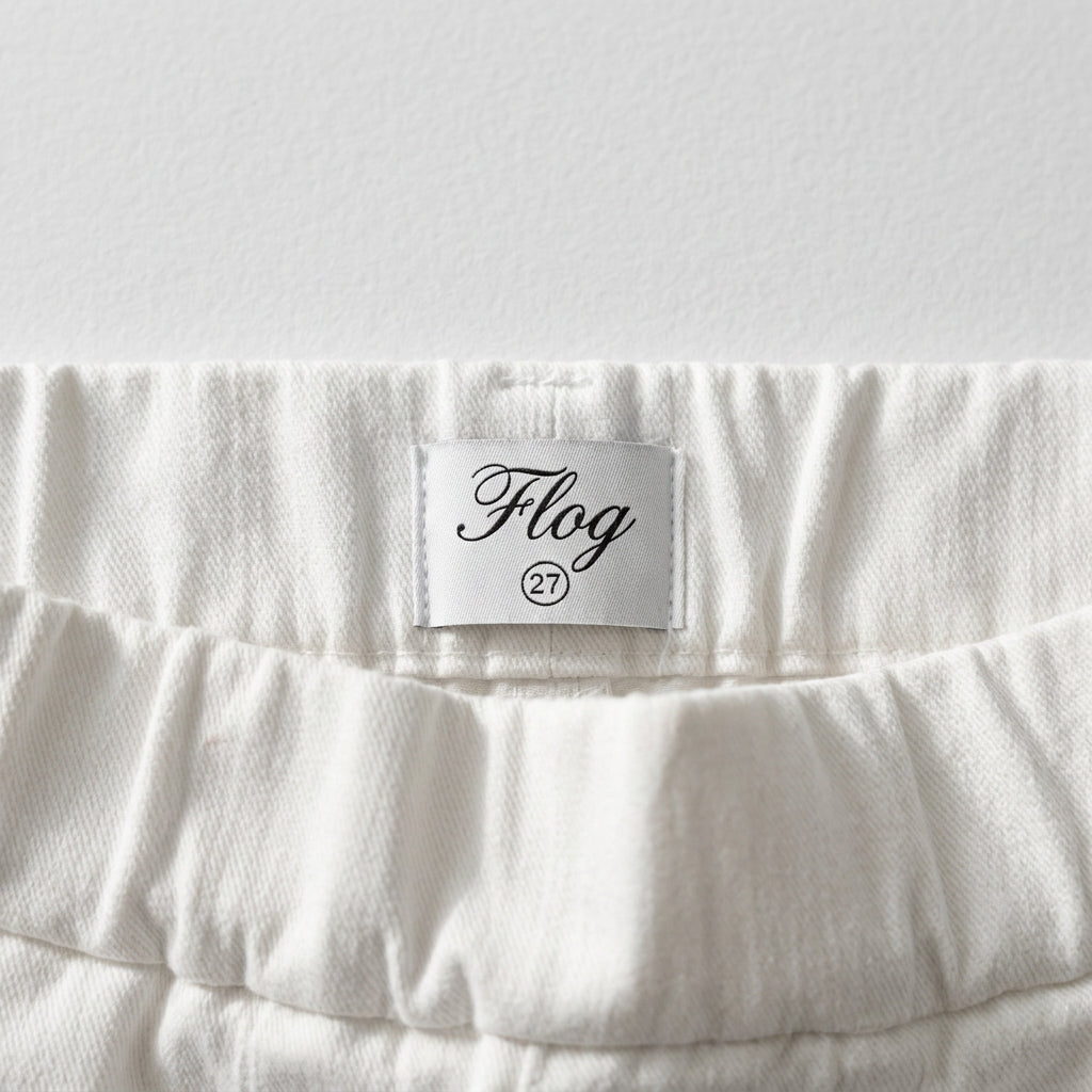 Bevy Flog White Stretch Denim Pants Size 27