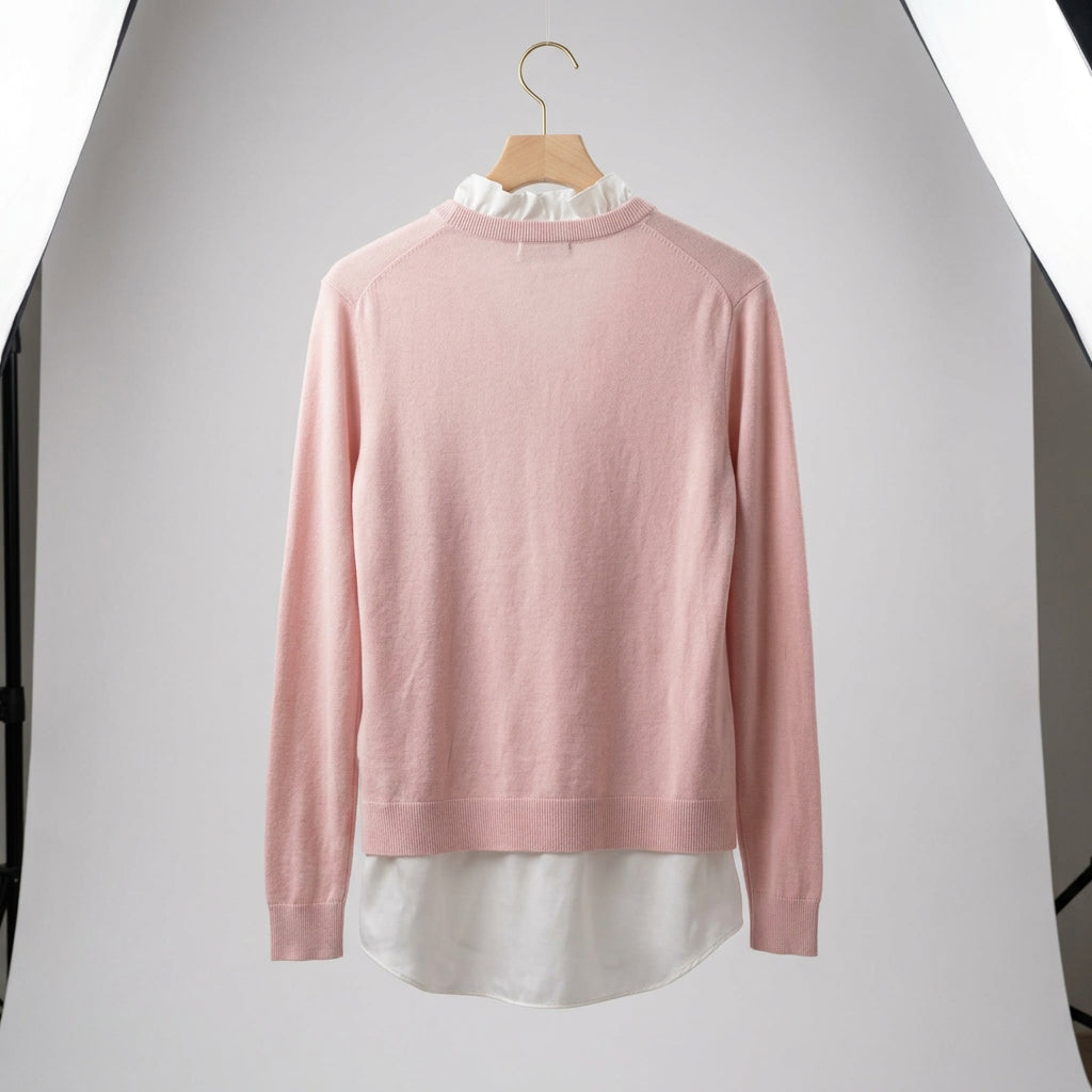 Ted Baker Layered Ruffle Sweater Size 4 (US 10/12)