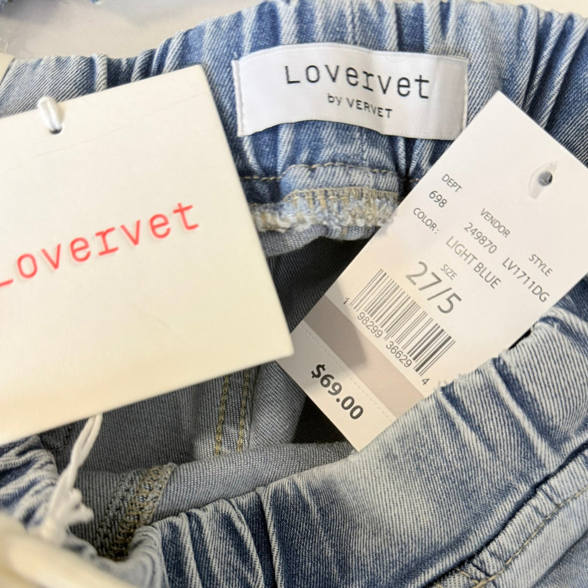 Lovervet High Rise Wide Leg Jeans Size 27