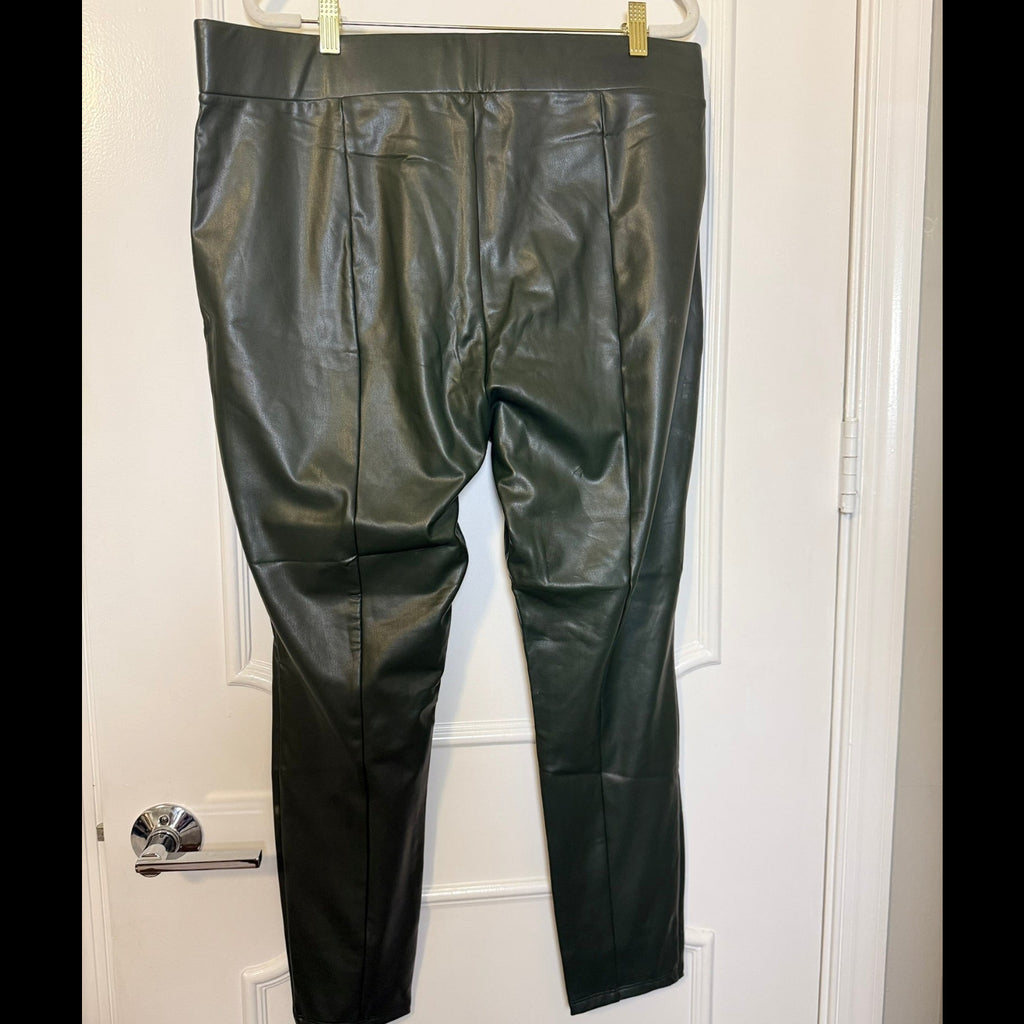 Loft Faux Leather Leggings Size XL