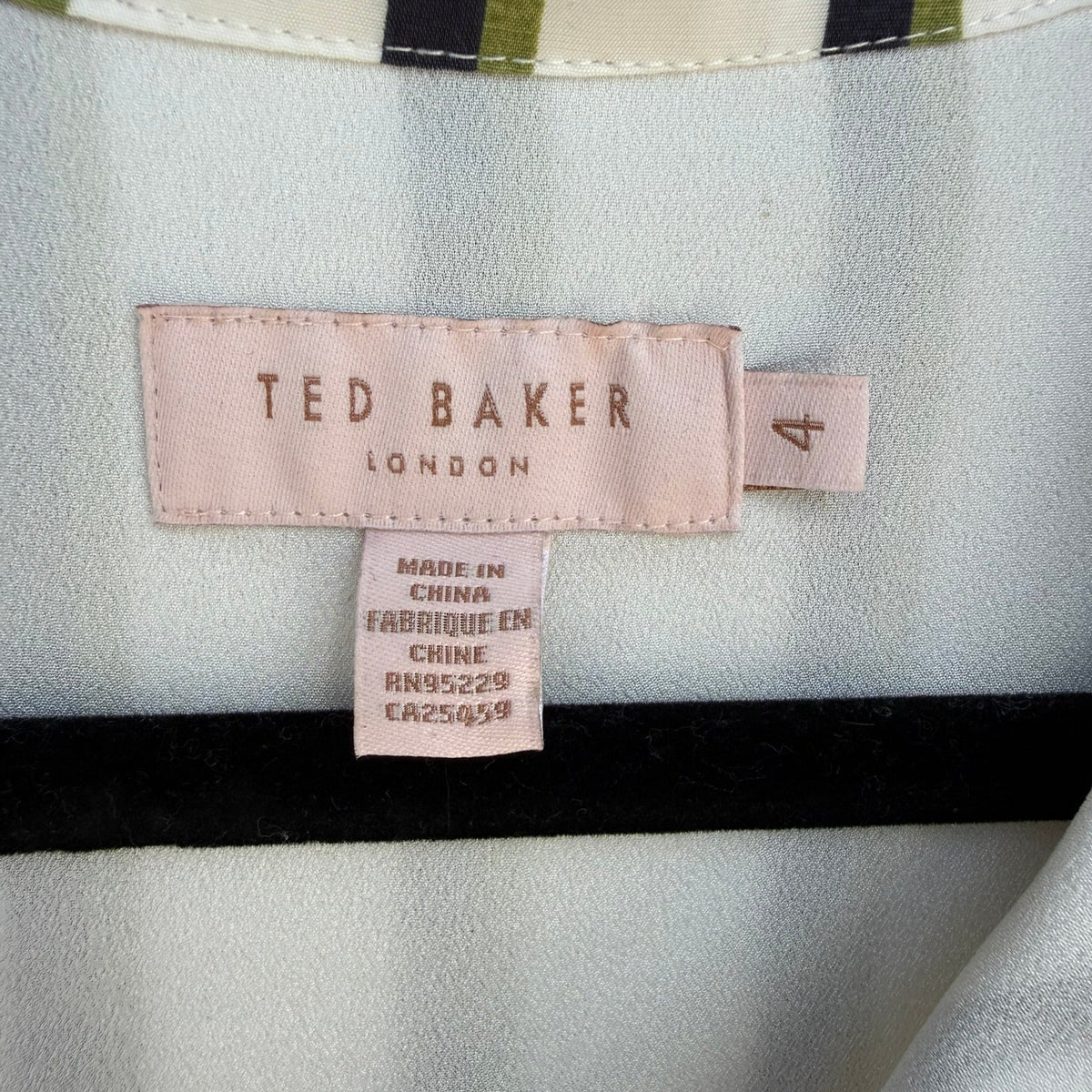 Ted baker Striped Shirt Dress with Belt Size 4 (US 10)