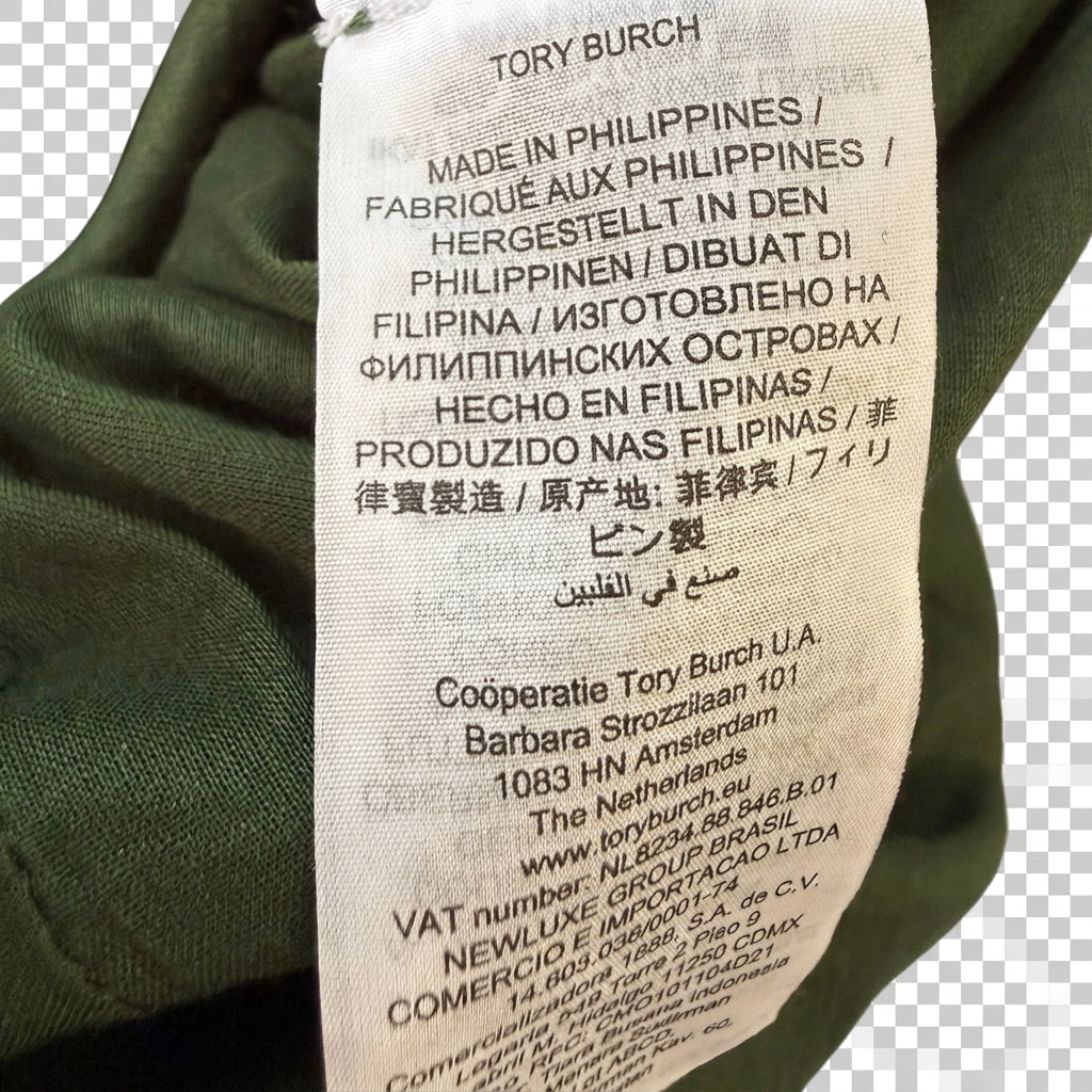 Tory Burch Linen Shift Dress Size 14