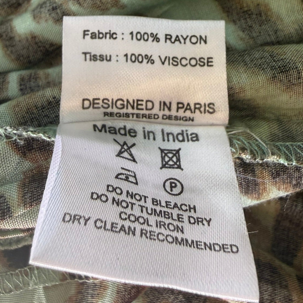 Miss June Paris Leopard Print Tunic Dress One Size