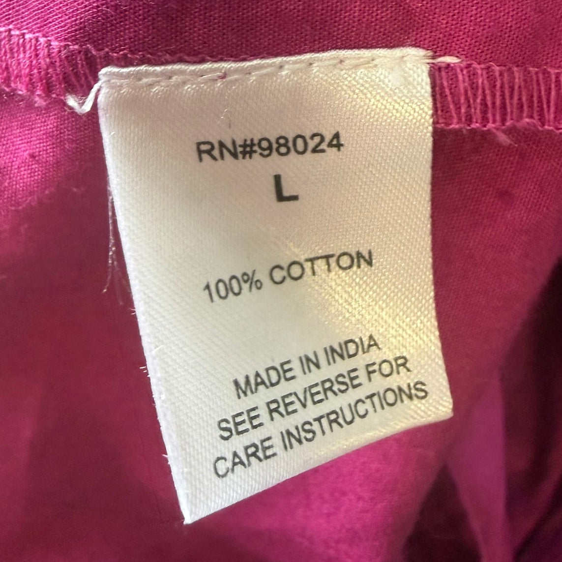Love the Label Magenta Pleated Tiered Dress Size L
