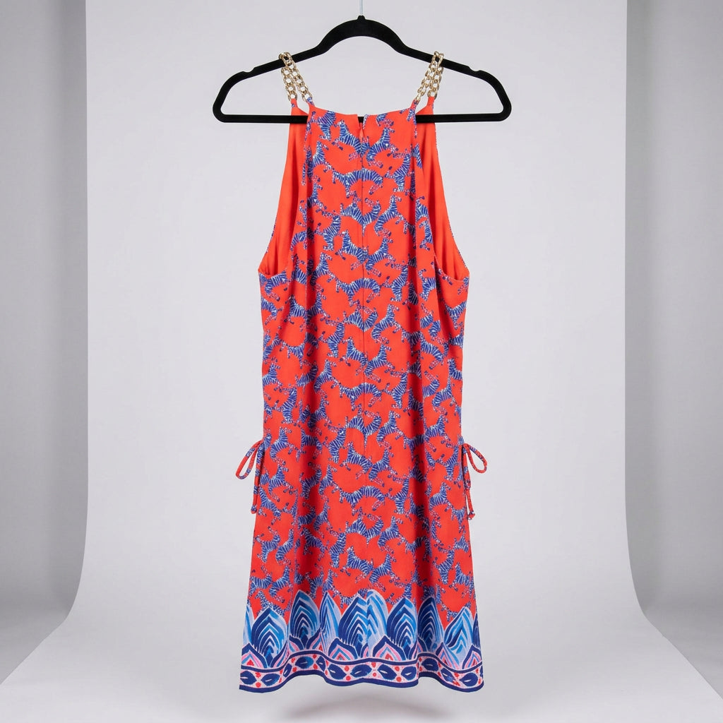 Lilly Pulitzer Pearl Romper in Picante Coral Size 16