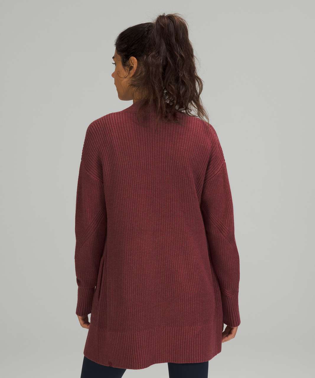 Lululemon Cashlu Knit Cardigan Sweater Size XL/XXL