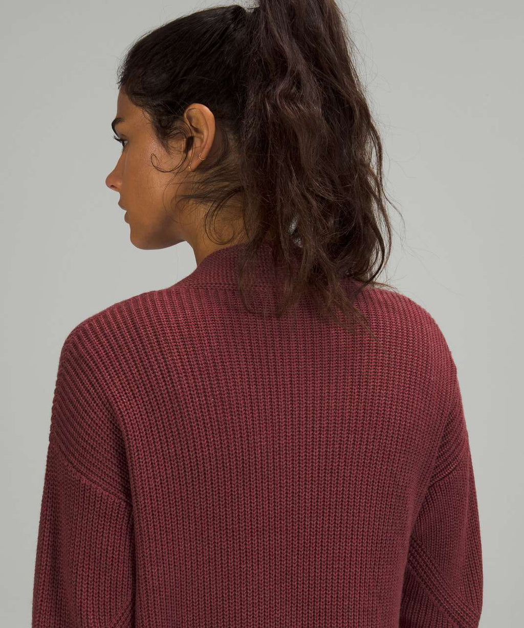 Lululemon Cashlu Knit Cardigan Sweater Size XL/XXL