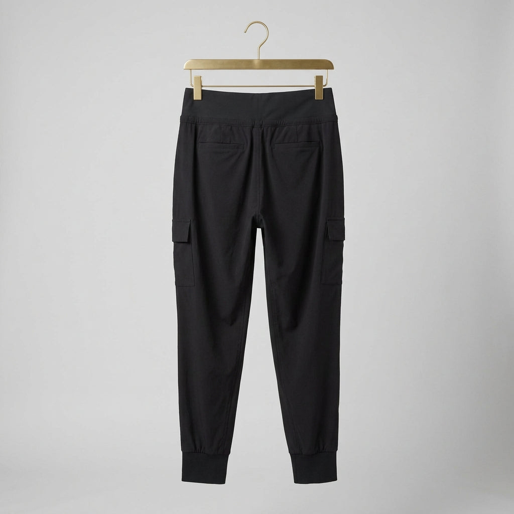 Athleta Black Cargo Joggers Size 6