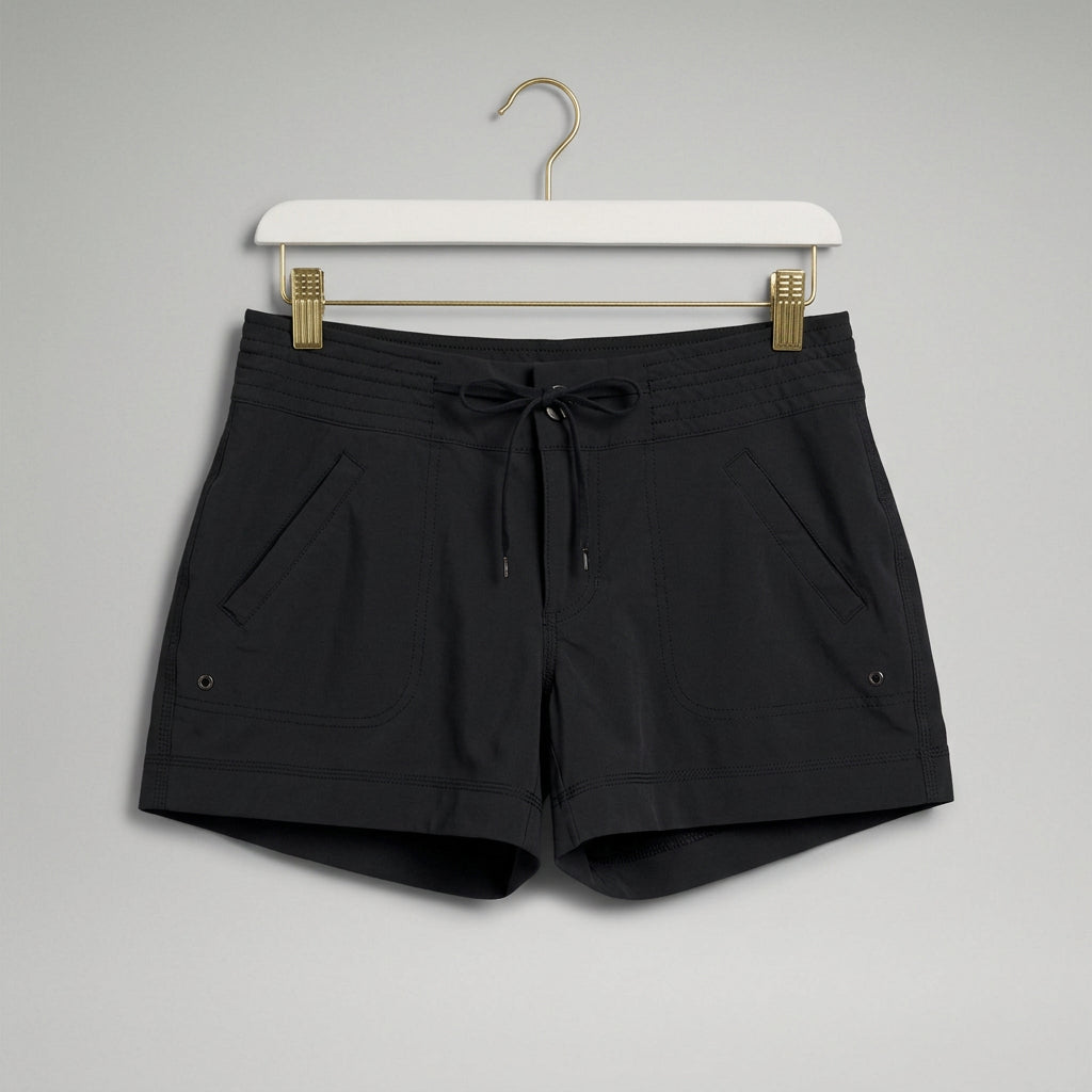 Athleta Black Performance Hiking Shorts Size 6