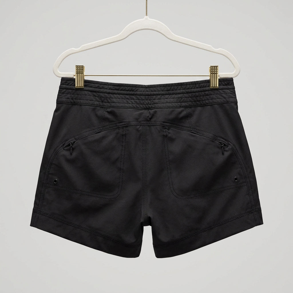 Athleta Black Performance Hiking Shorts Size 6