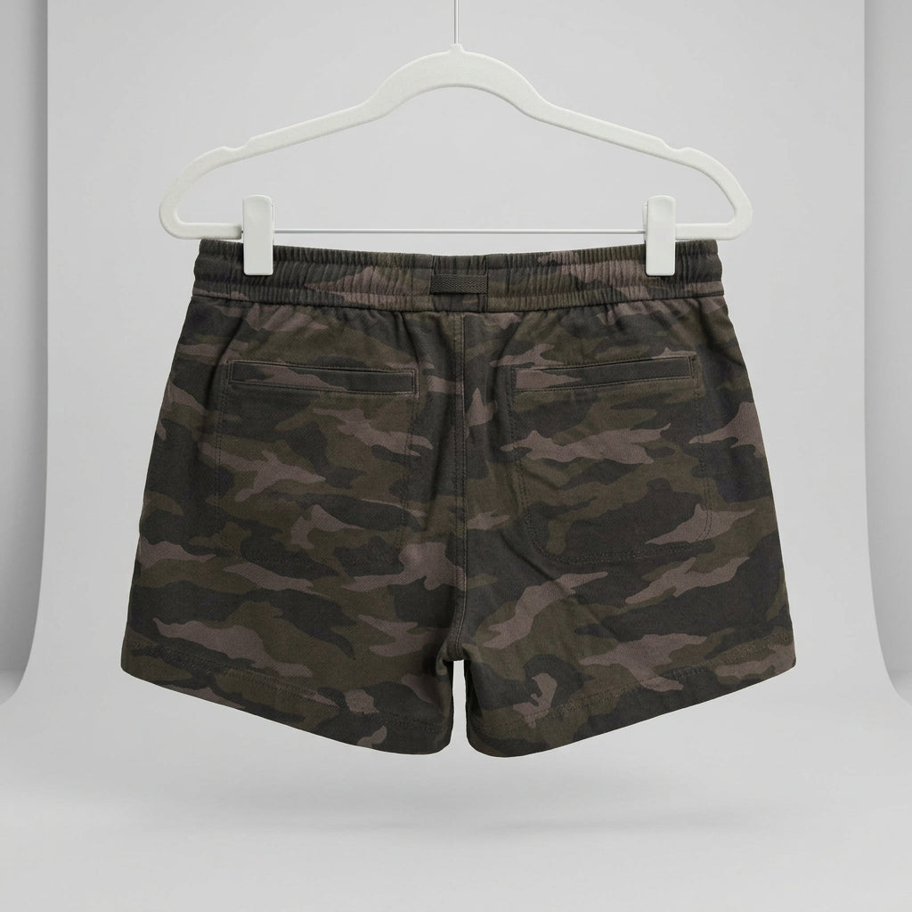 Athleta Farallon Camo Sweat Shorts Size 4