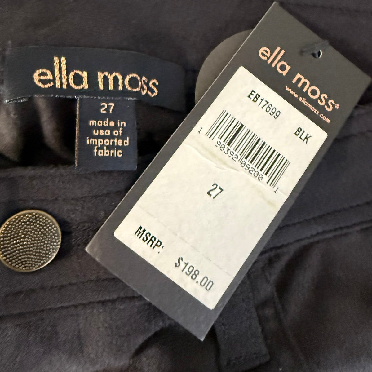 Ella Moss Faux Suede Pants Size 27
