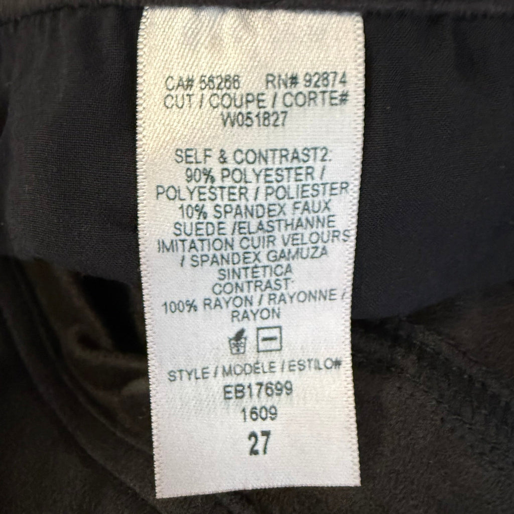 Ella Moss Faux Suede Pants Size 27
