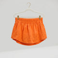 Lululemon Play Off The Pleats Orange Laser-Cut Athletic Skort- Size M
