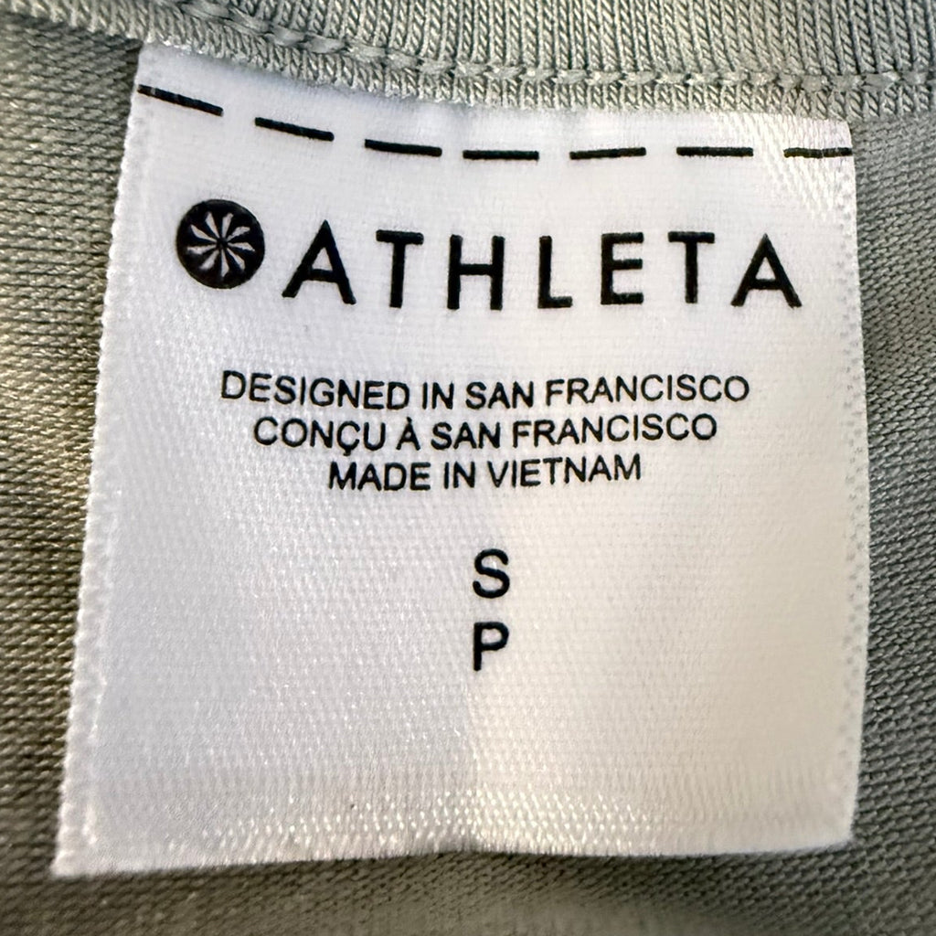 Athleta Sage Green High-Low Tank Top Size S