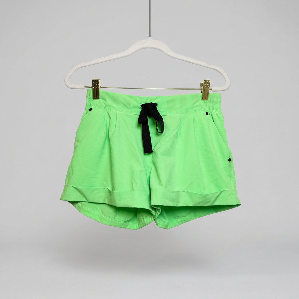 Lululemon Green Athletic Shorts Size 6