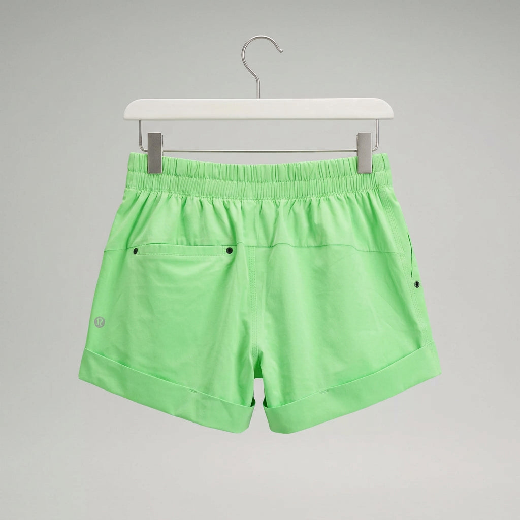 Lululemon Green Athletic Shorts Size 6