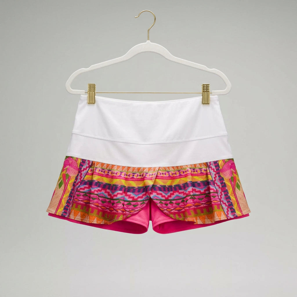 Lucky in Love Printed Athletic Skort Size S