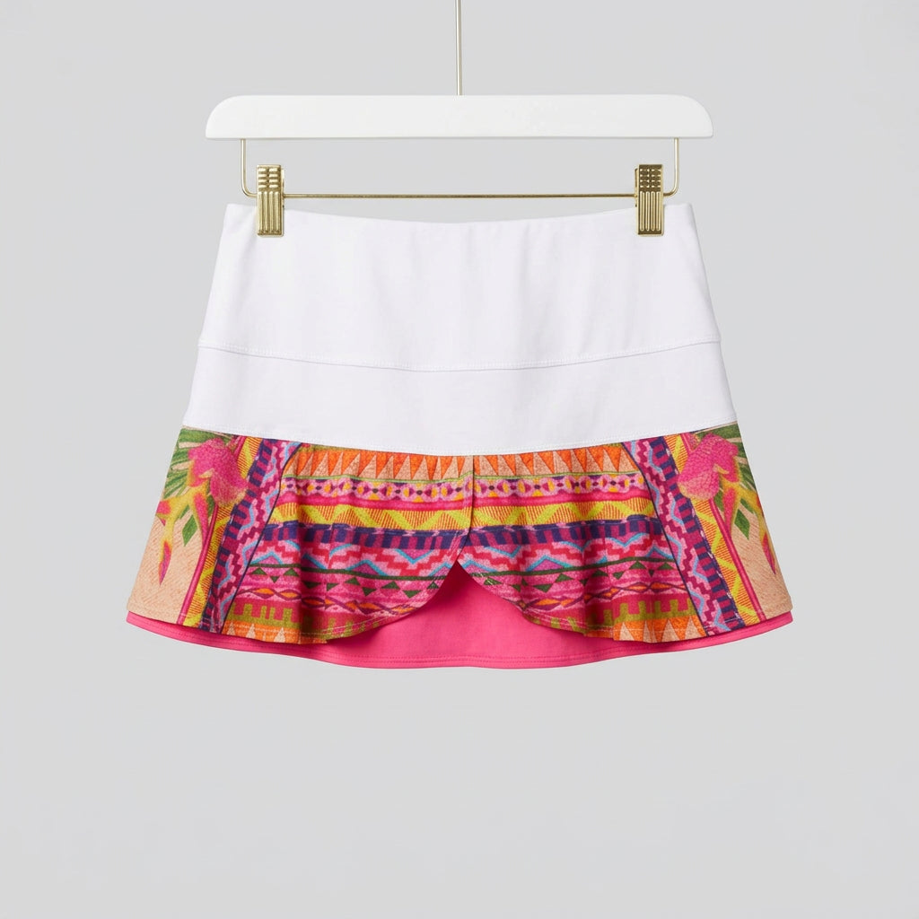 Lucky in Love Printed Athletic Skort Size S