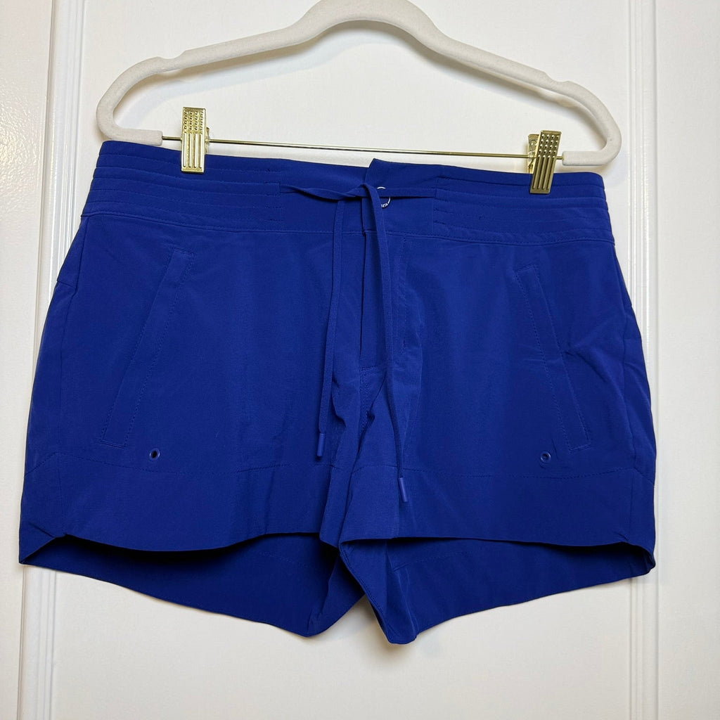 Athleta Royal Blue Performance Hiking Shorts Size 6