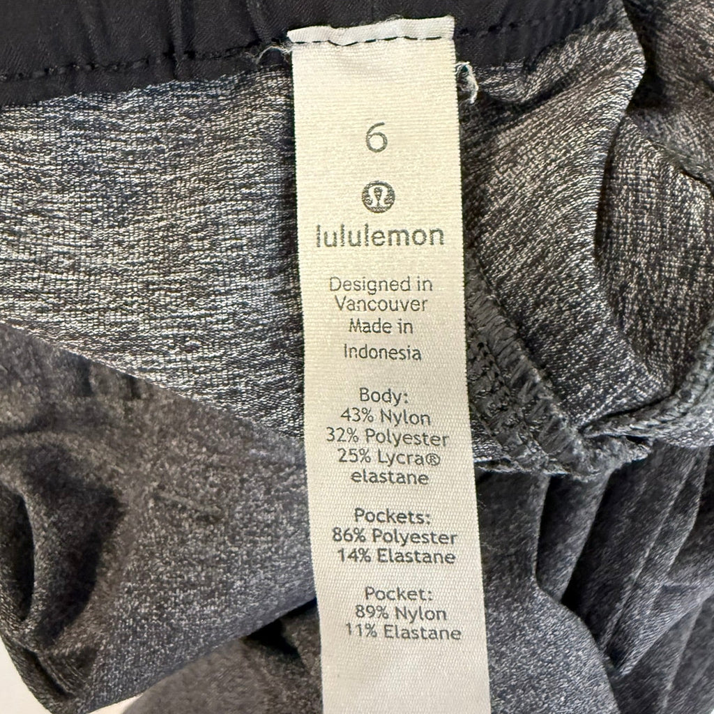 Lululemon Gray Athleisure Jogger Pants Size 6