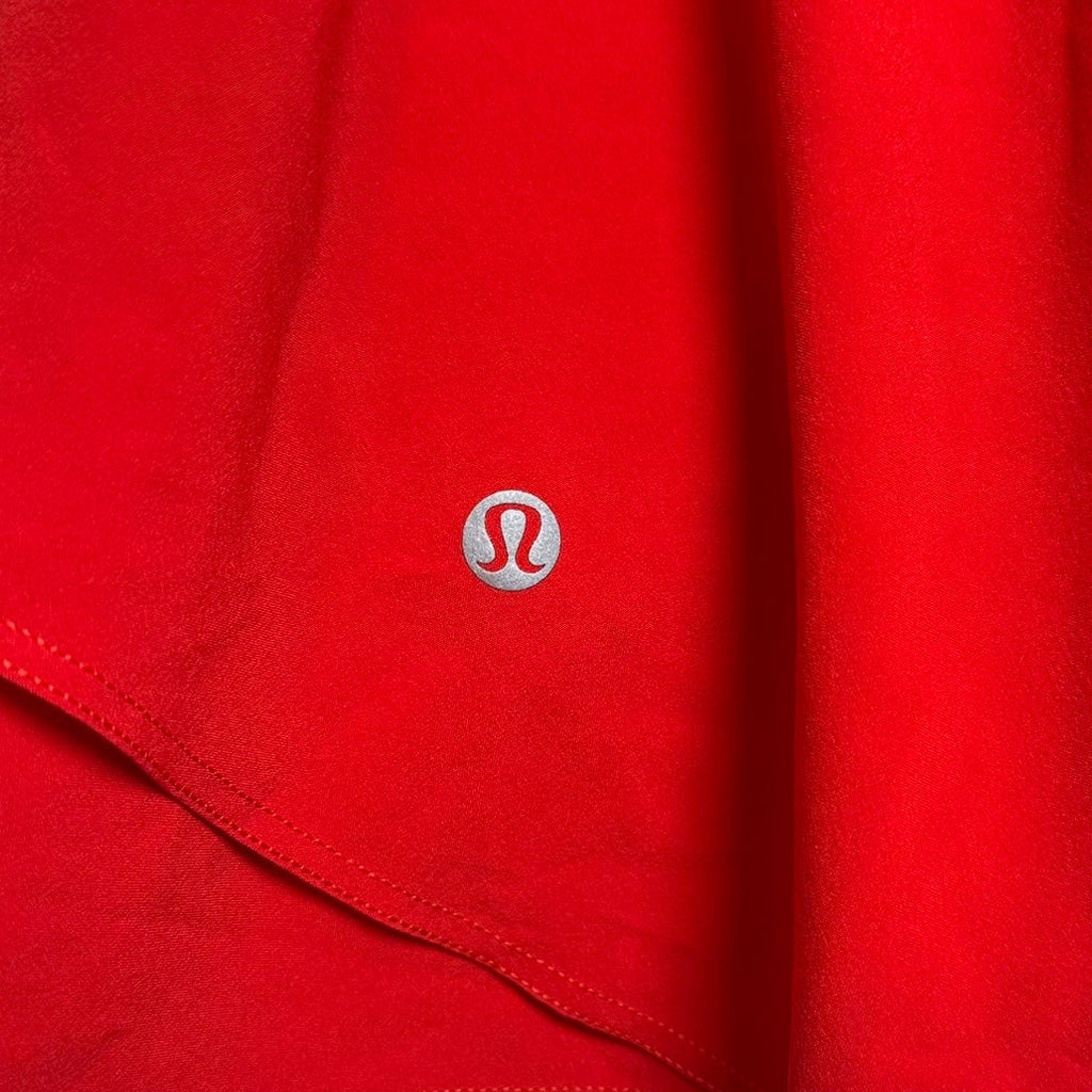 Lululemon Red Ruffle Athletic Skirt Size 6