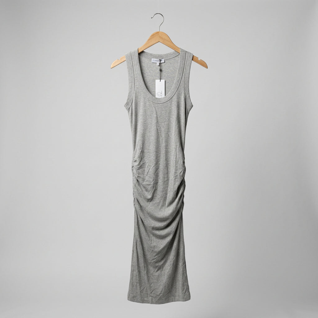 Michael Stars Ulla Scoop Neck Midi Dress Size S