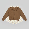 Olivaceous Brown Cardigan Size Large