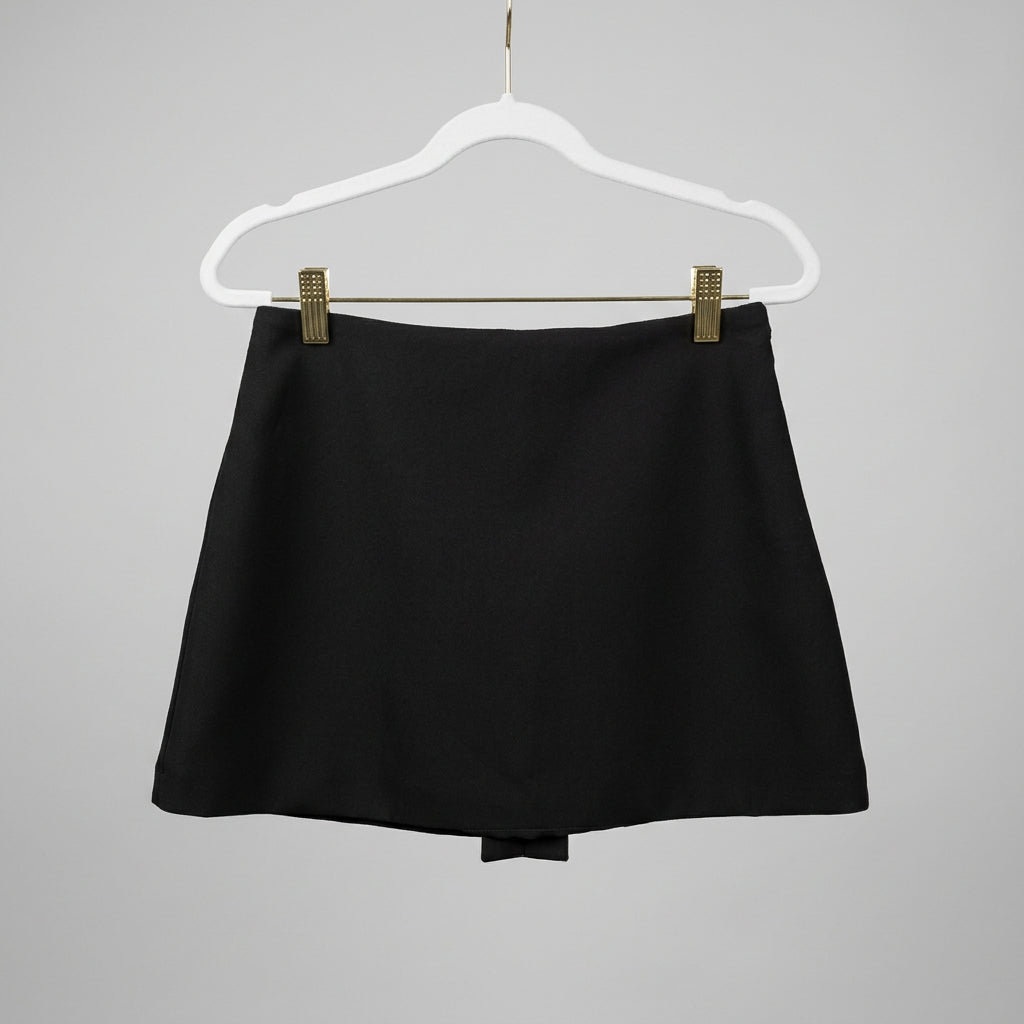 Mable Black Scuba Knit Skort Size S