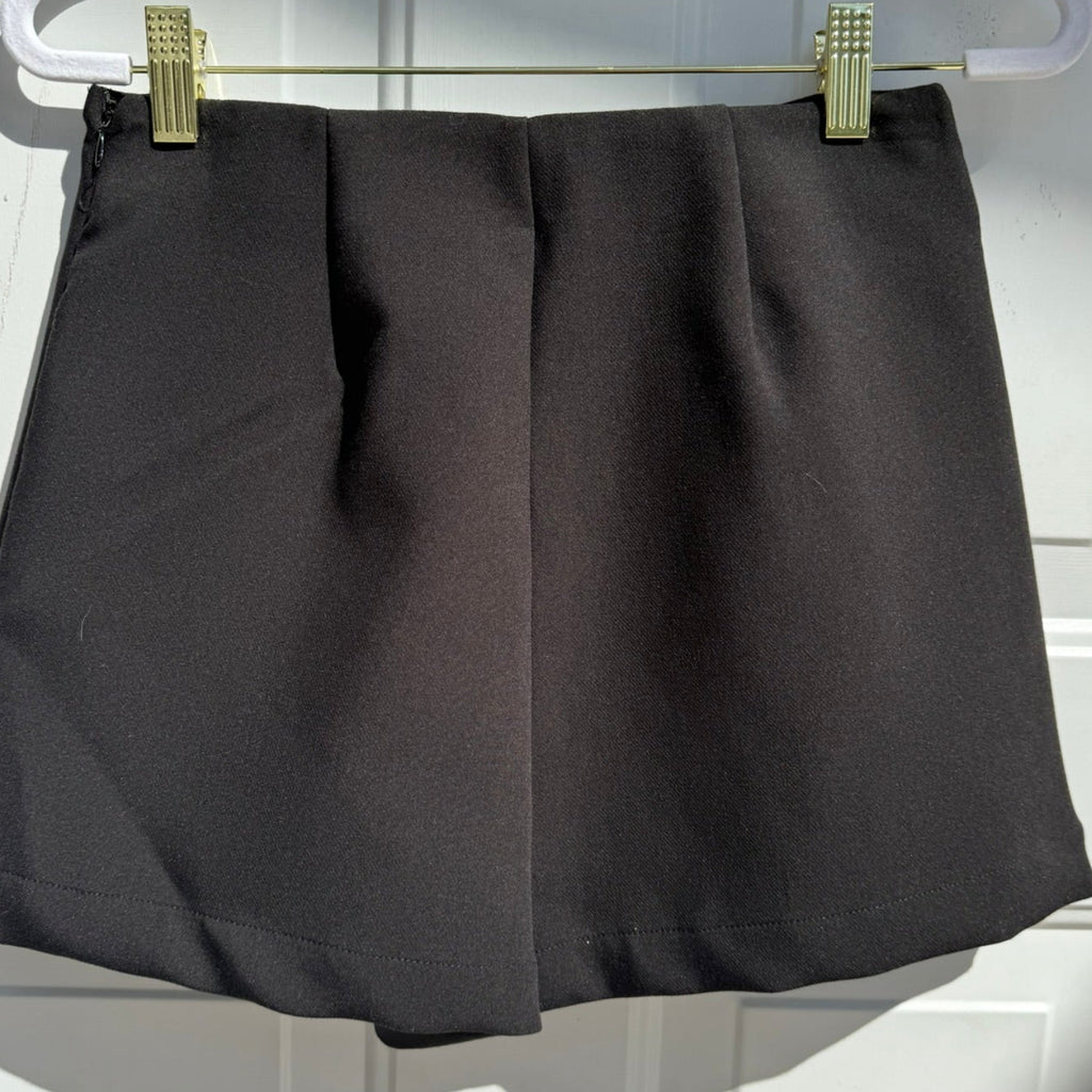 Mable Black Scuba Knit Skort Size S