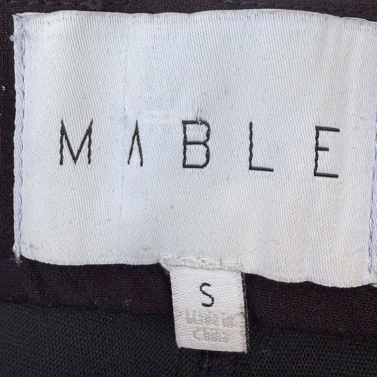 Mable Black Scuba Knit Skort Size S