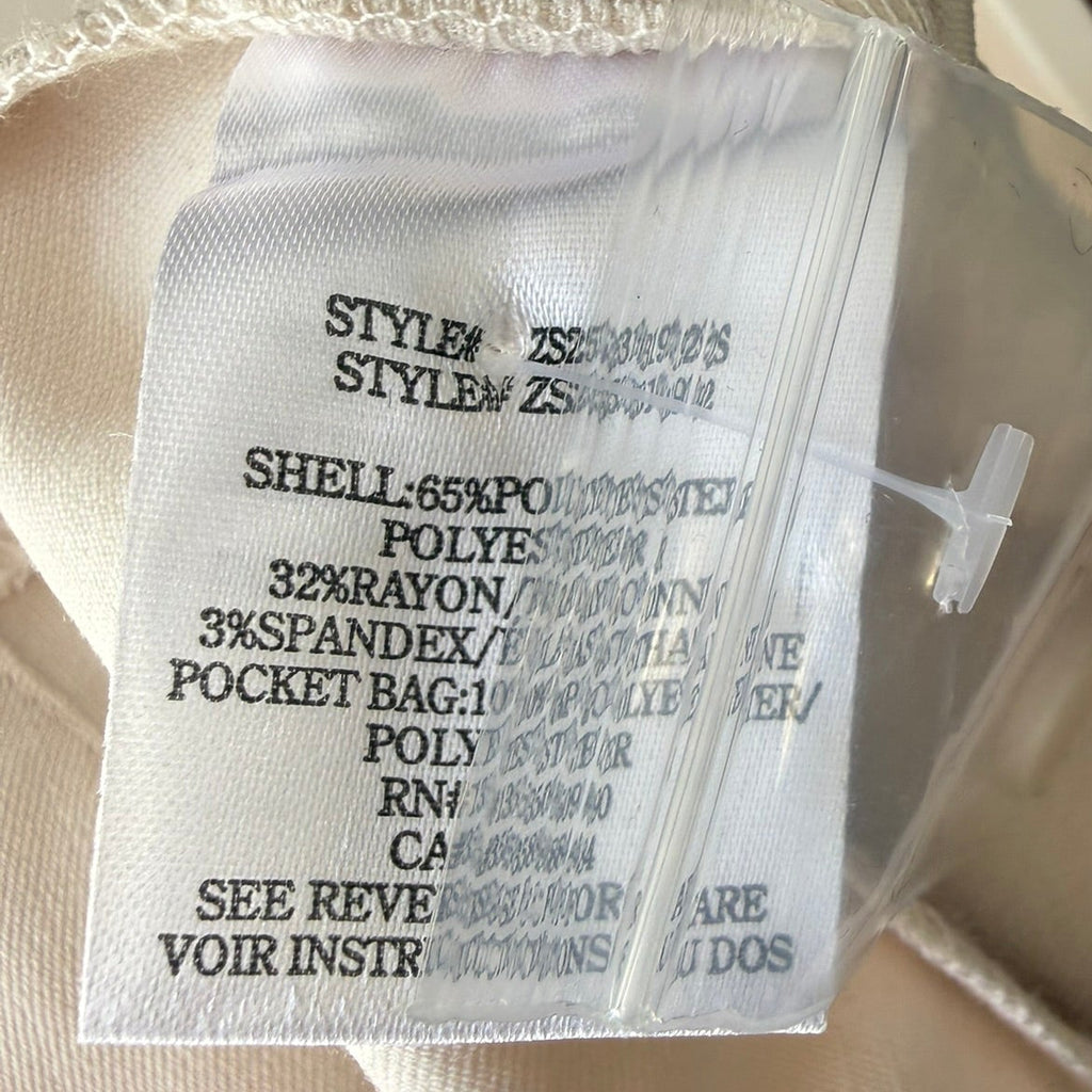 Z Supply Cream Pleated Tailored Shorts Size S