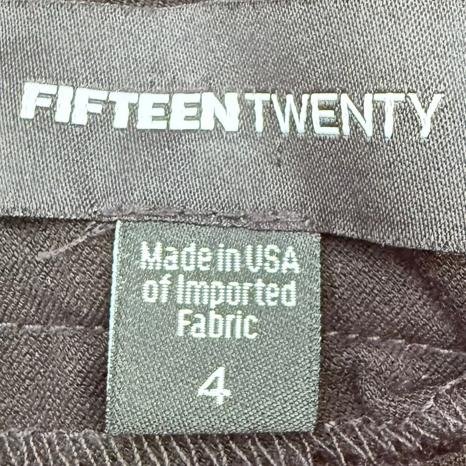 Fifteen Twenty Tailored Black Shorts Size 4
