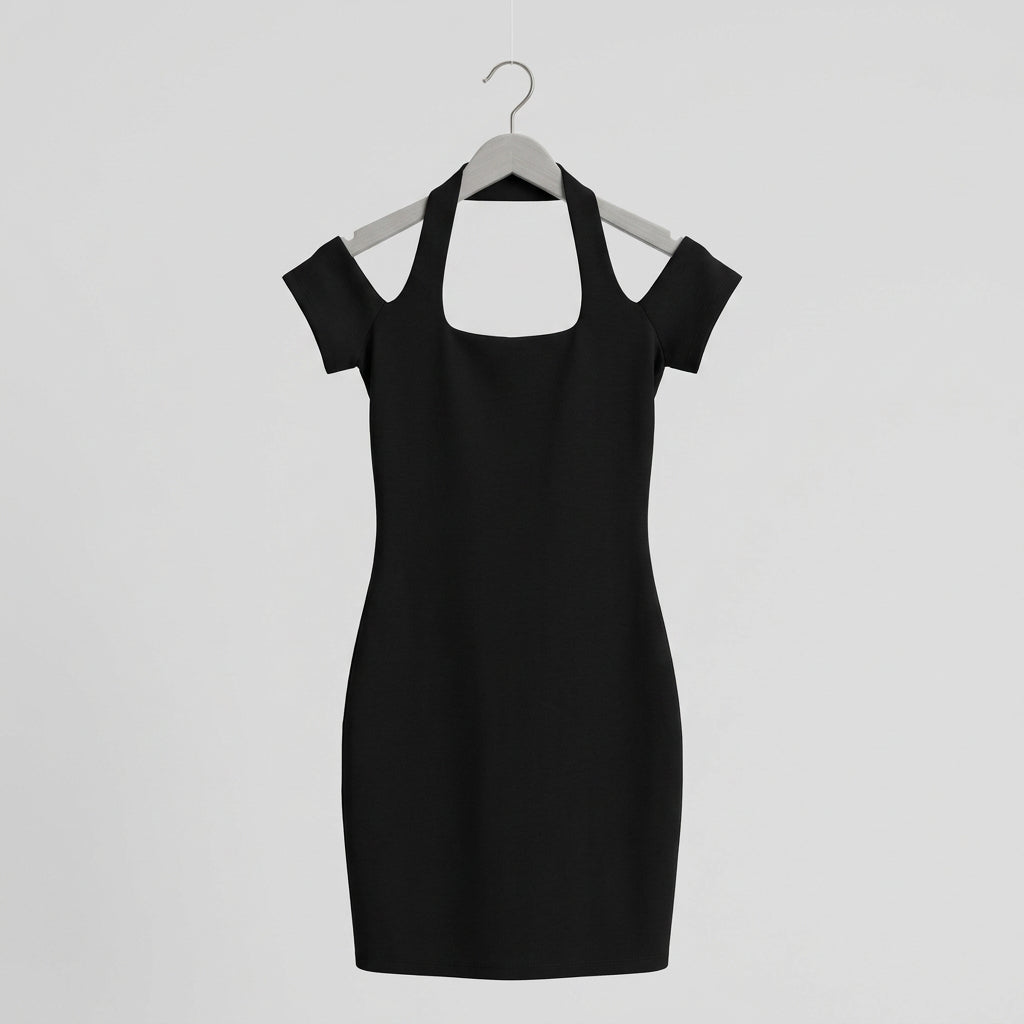 Susana Monaco Halter Bodycon Dress Size S