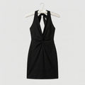Susana Monaco Black Halter Dress Size S