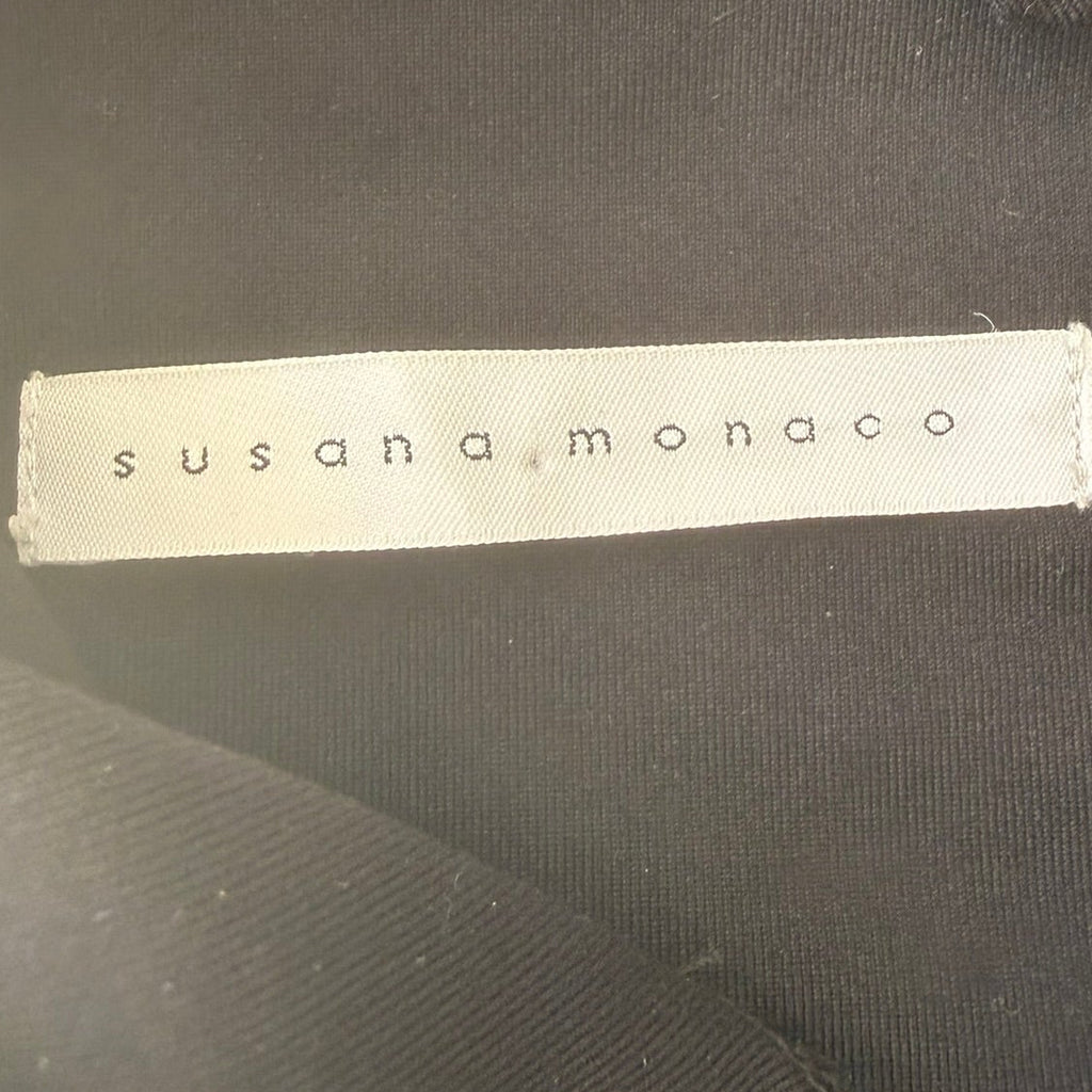 Susana Monaco Black Halter Dress Size S