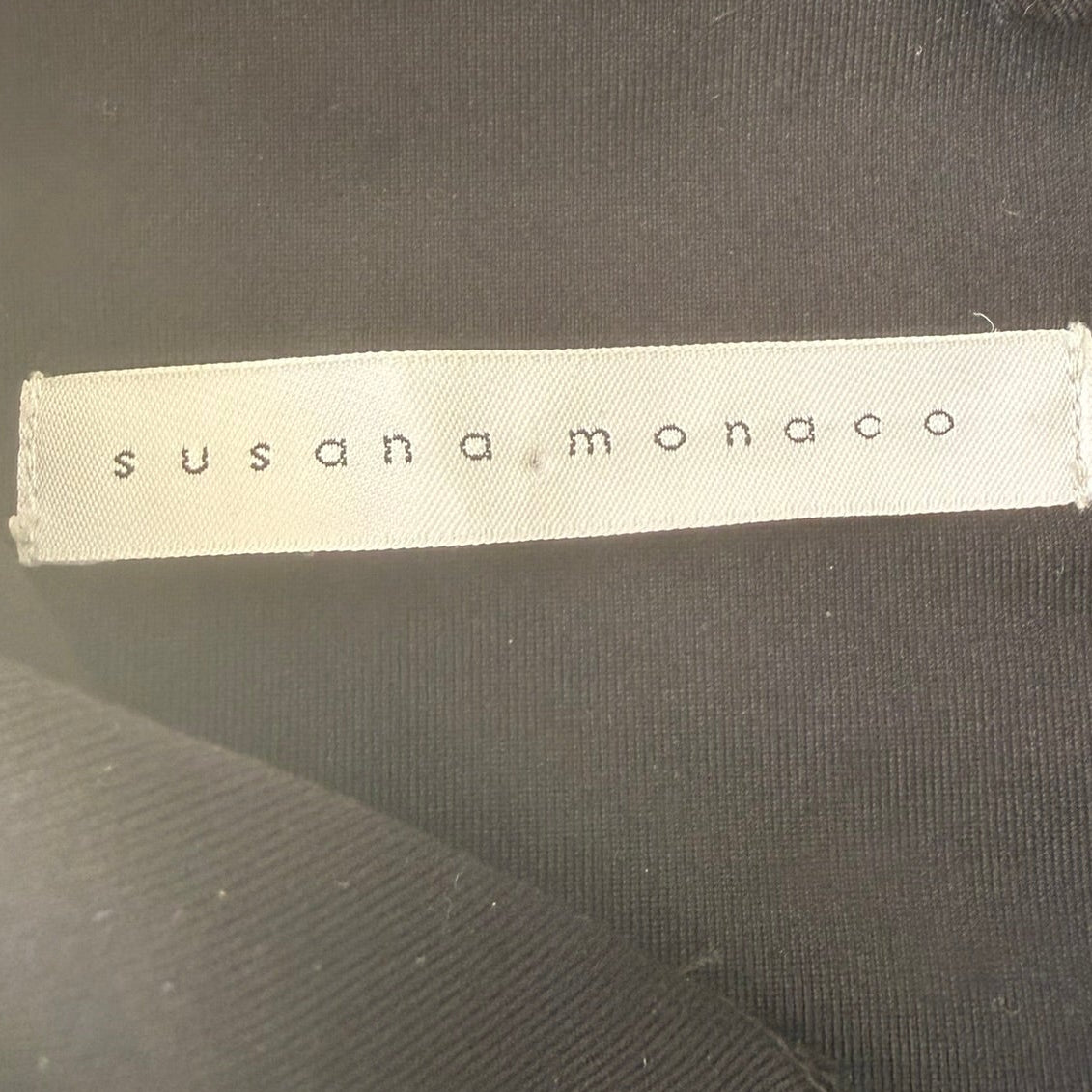 Susana Monaco Black Halter Dress Size S