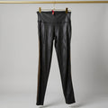 Spanx Faux Leather Leggings with Side Stripes Size S/P