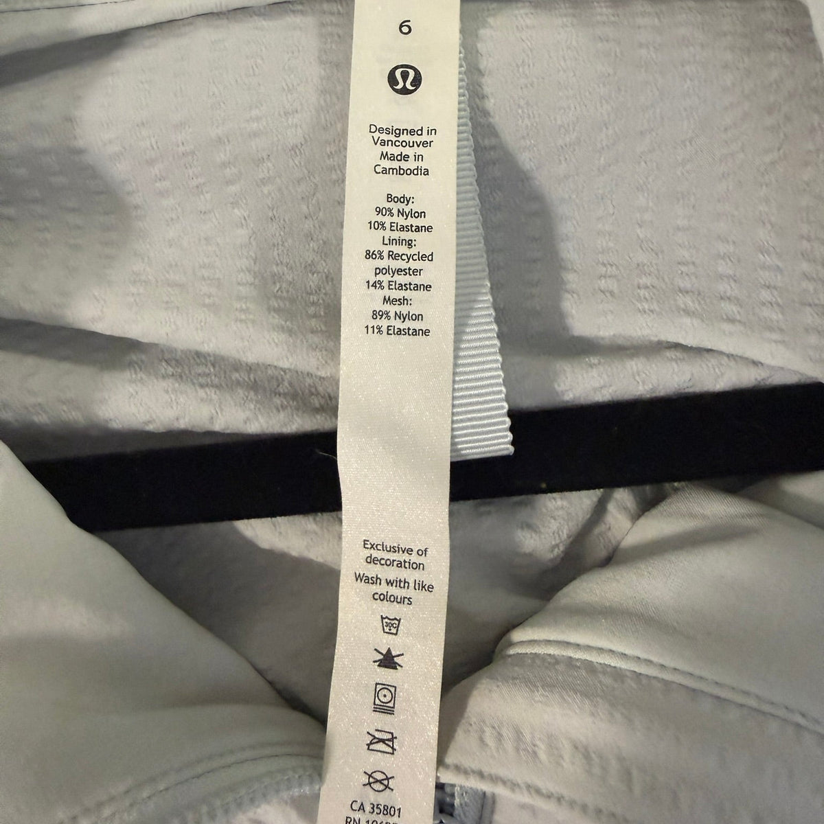 Lululemon Textured half-Zip Pullover Size 6