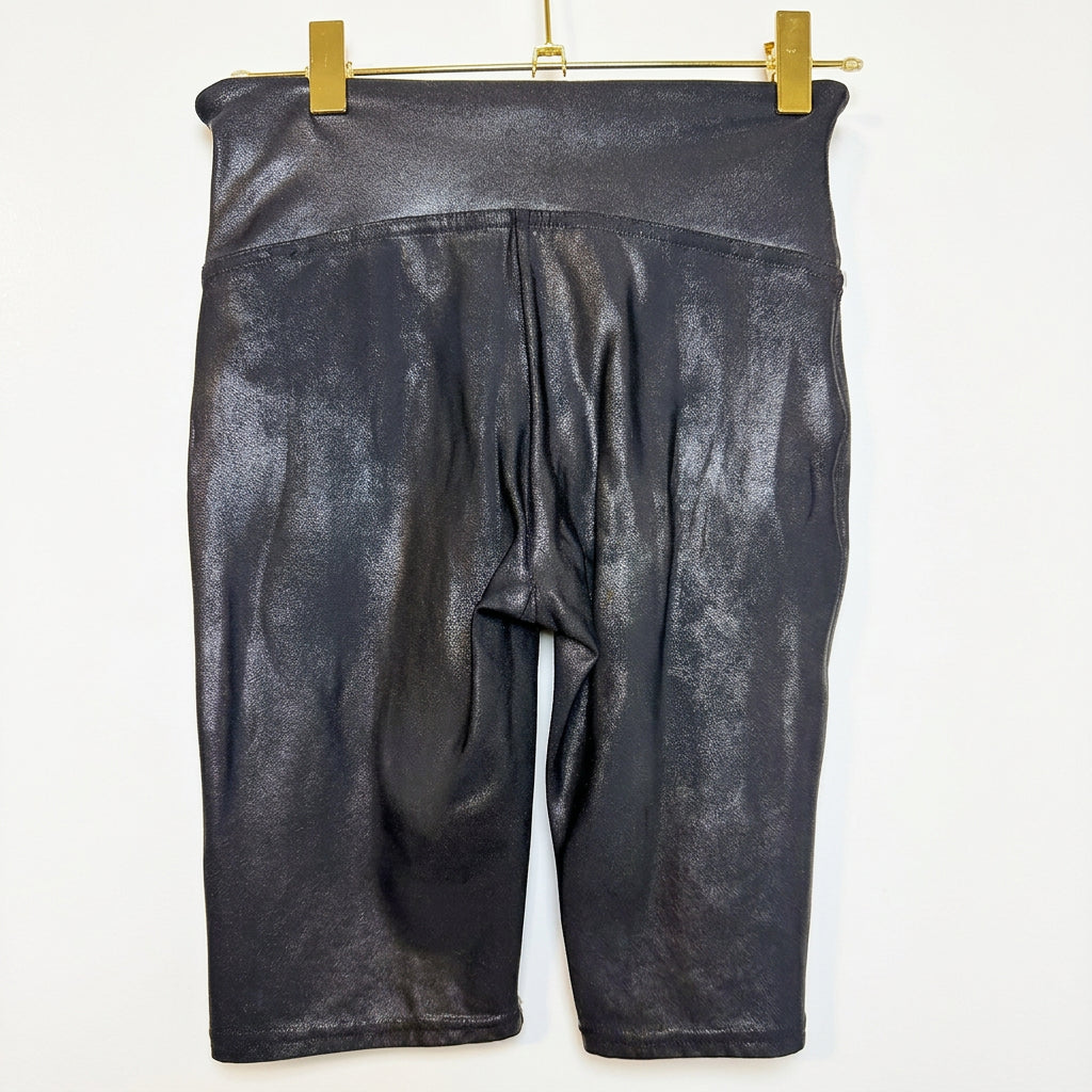 Spanx Faux Leather Bike Shorts Size S/P