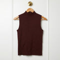 Lucy Paris Mara Ribbed Knit Sleeveless Top Size M NWT