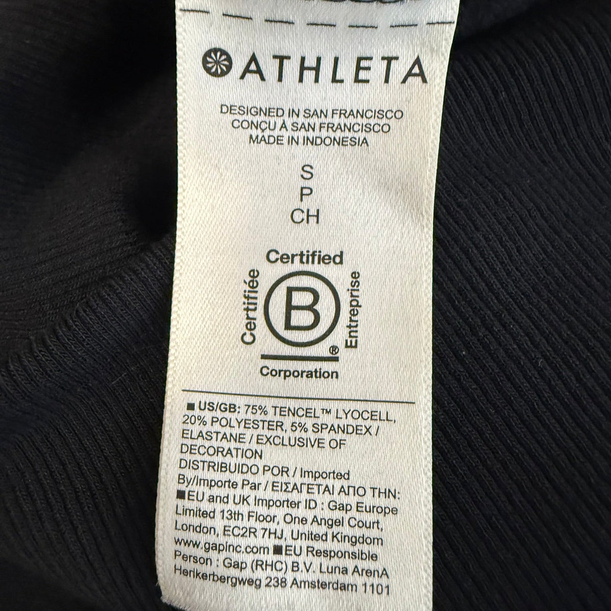 Athleta Black Tencel Blend Joggers Size S