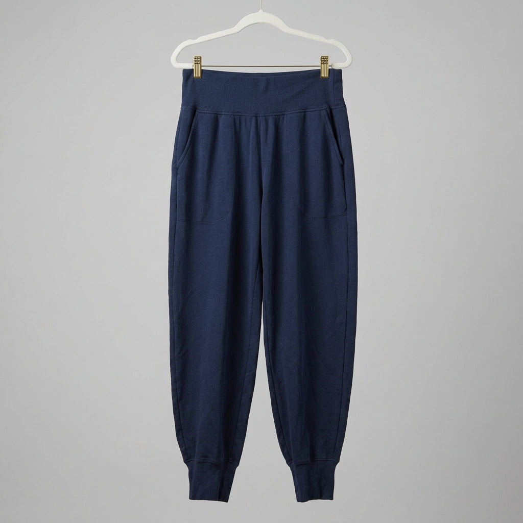 Athleta Navy Blue Tencel Blend Joggers Size S