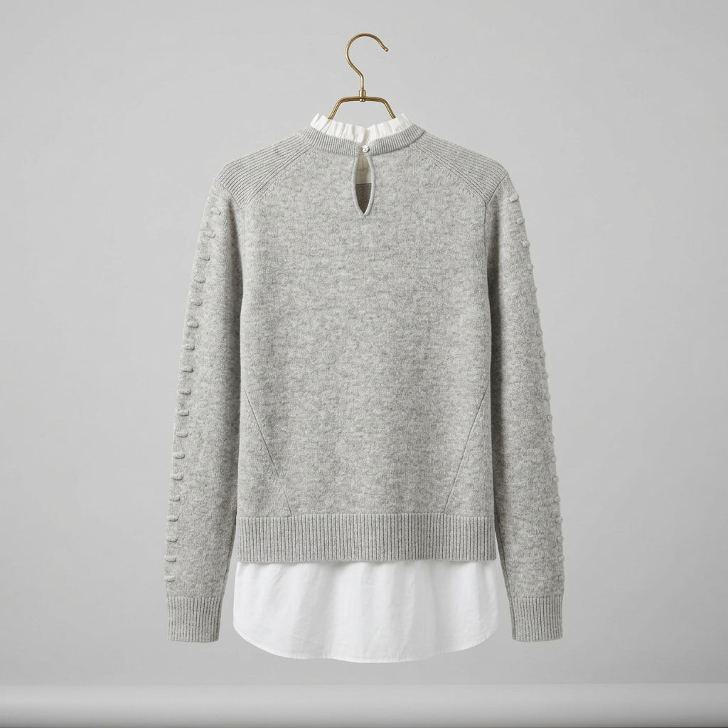 Ted Baker Lissiah Bobble Sleeve Mock Sweater Size 2 (US M)