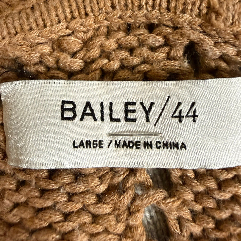 Bailey 44 Open-Knit V-Neck Sweater Size L