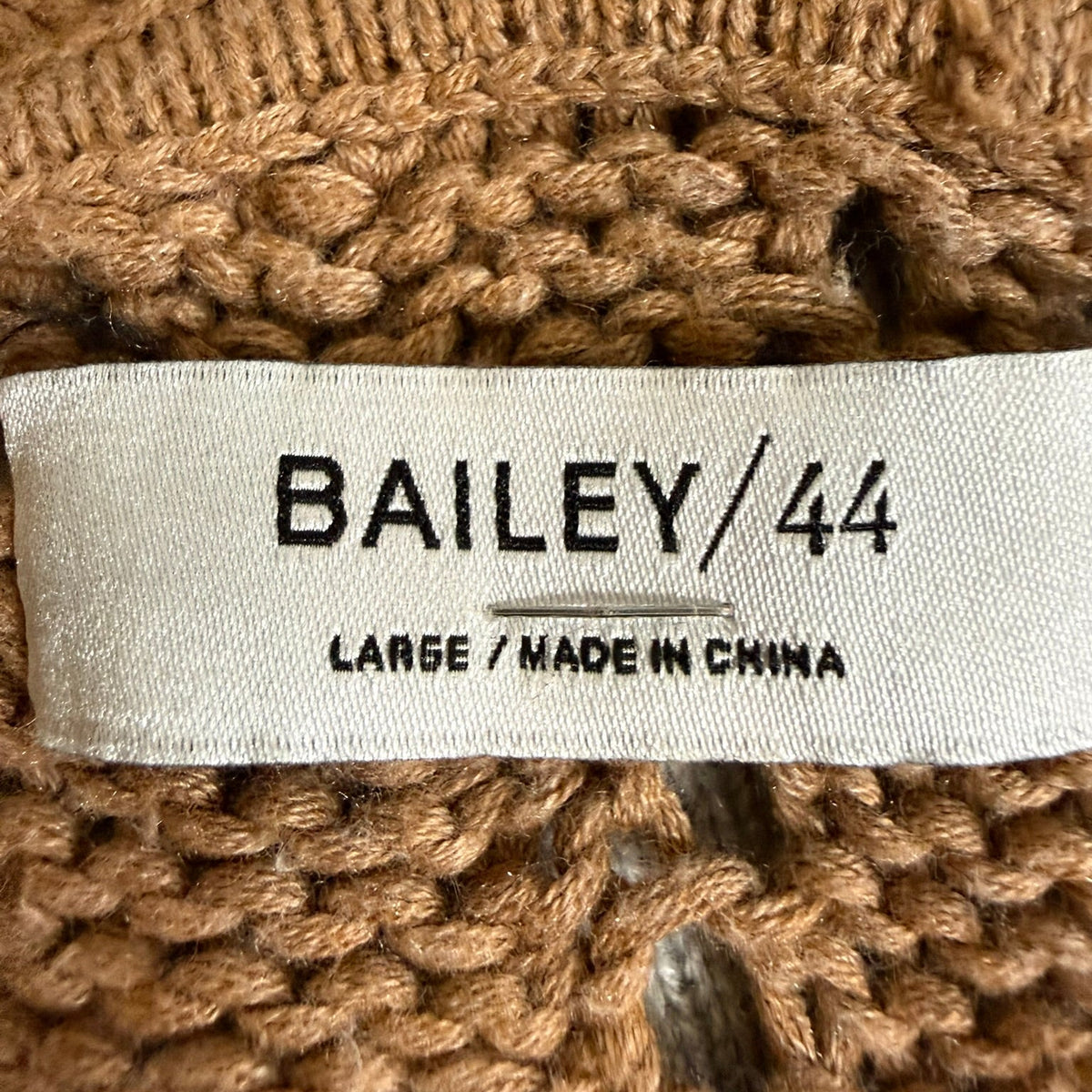 Bailey 44 Open-Knit V-Neck Sweater Size L