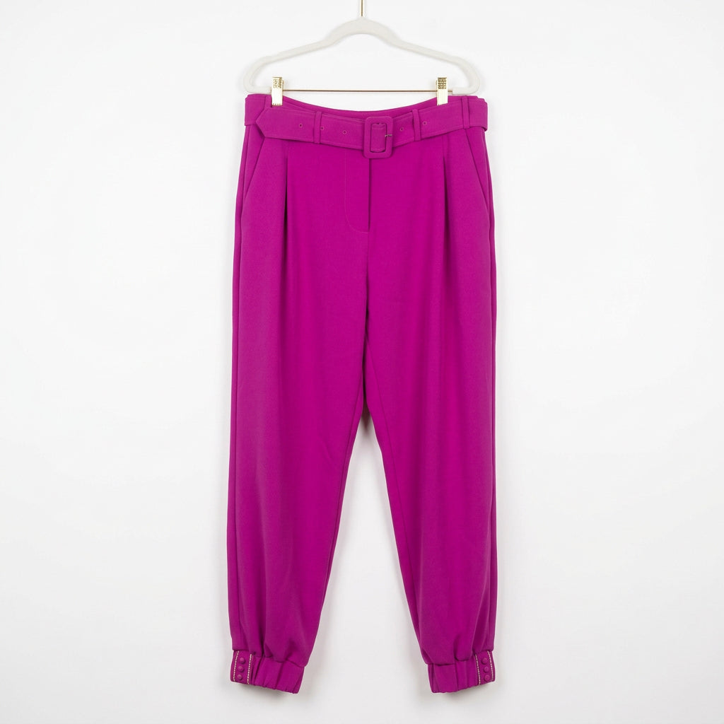 Generation Love Pink Belted Jogger Pants Size M